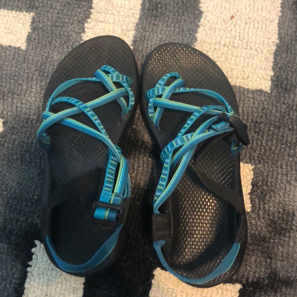 Blue n Green Chacos